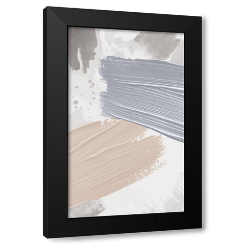 Strokes 1 Black Modern Wood Framed Art Print by Allen, Kimberly