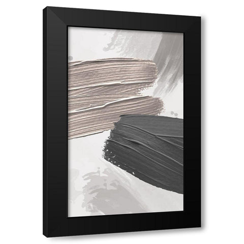 Strokes 2 Black Modern Wood Framed Art Print by Allen, Kimberly