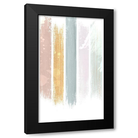 Streams 1 Black Modern Wood Framed Art Print with Double Matting by Allen, Kimberly