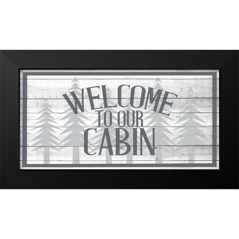 Lake House 9 Black Modern Wood Framed Art Print by Allen, Kimberly