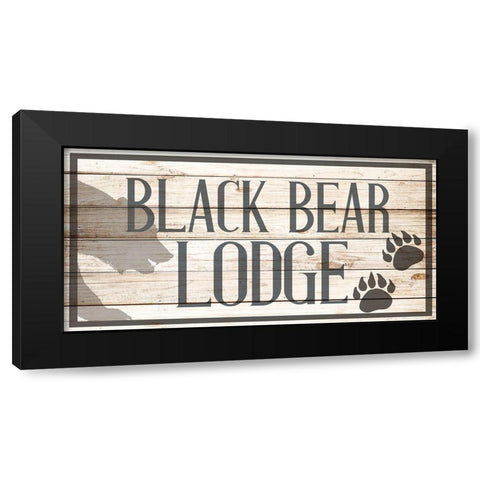 Lake House 10 Black Modern Wood Framed Art Print with Double Matting by Allen, Kimberly
