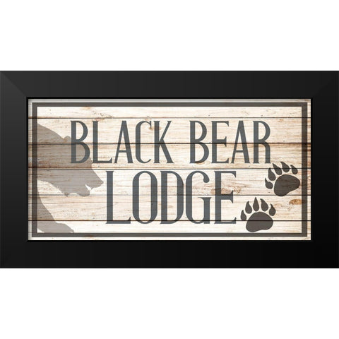 Lake House 10 Black Modern Wood Framed Art Print by Allen, Kimberly