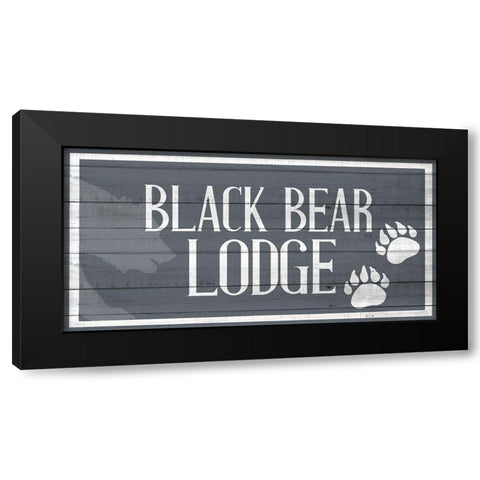 Lake House 10 Black Modern Wood Framed Art Print by Allen, Kimberly