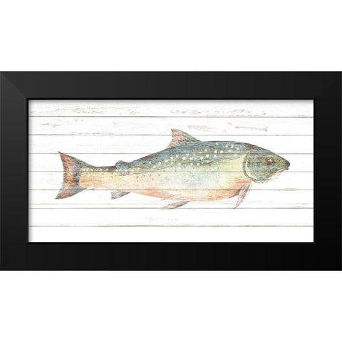 Trout 2 Black Modern Wood Framed Art Print by Allen, Kimberly