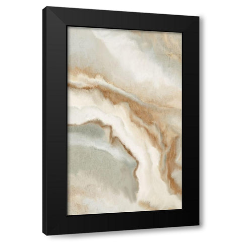 Neutral Stream 1 Black Modern Wood Framed Art Print by Allen, Kimberly