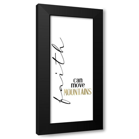 Mountain Faith Black Modern Wood Framed Art Print with Double Matting by Allen, Kimberly