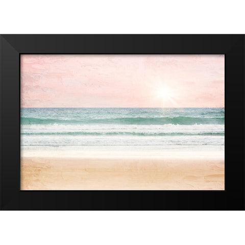 Sunset Black Modern Wood Framed Art Print by Allen, Kimberly