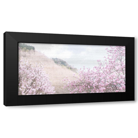 Hillside Pink Black Modern Wood Framed Art Print with Double Matting by Allen, Kimberly