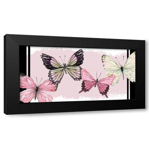 Brave Wings 3 Black Modern Wood Framed Art Print by Allen, Kimberly