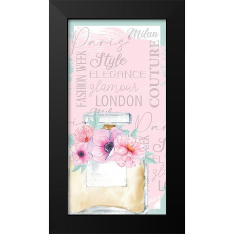 Perfume 1 Black Modern Wood Framed Art Print by Allen, Kimberly