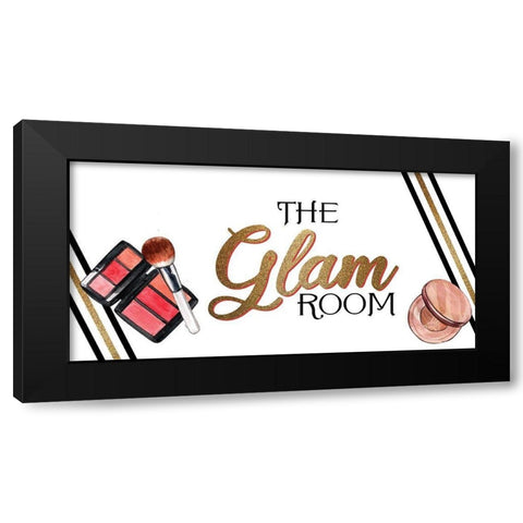 An Art 3 Black Modern Wood Framed Art Print by Allen, Kimberly