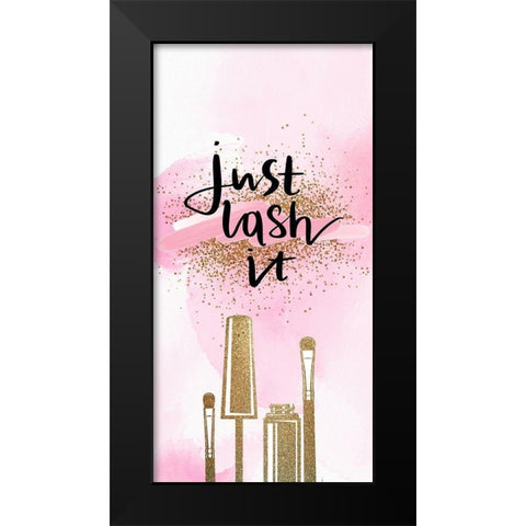 But First 2 v2 Black Modern Wood Framed Art Print by Allen, Kimberly