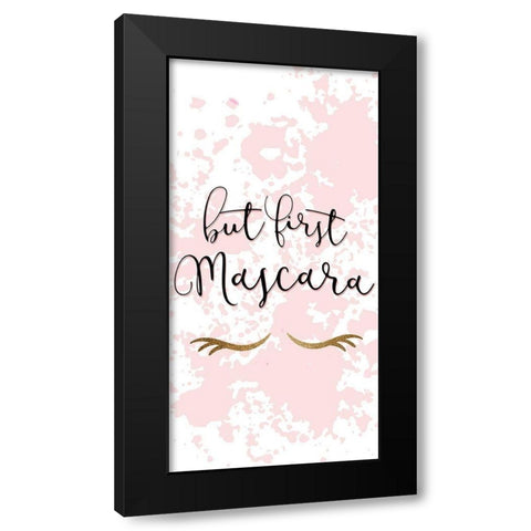 Mascara Black Modern Wood Framed Art Print with Double Matting by Allen, Kimberly