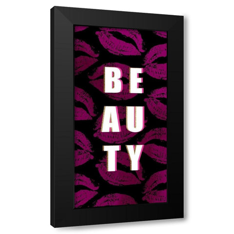 Beauty Black Modern Wood Framed Art Print by Allen, Kimberly