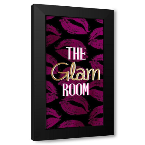 The Glam Room Black Modern Wood Framed Art Print by Allen, Kimberly
