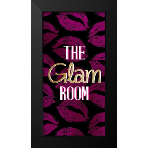 The Glam Room Black Modern Wood Framed Art Print by Allen, Kimberly