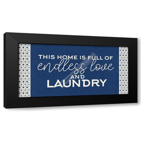 Endless Love Black Modern Wood Framed Art Print with Double Matting by Allen, Kimberly