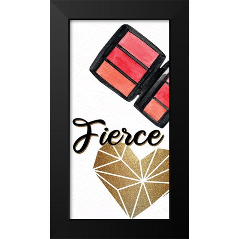 Diva 2 Black Modern Wood Framed Art Print by Allen, Kimberly