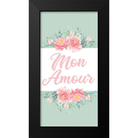 Mint Paris 2 Black Modern Wood Framed Art Print by Allen, Kimberly