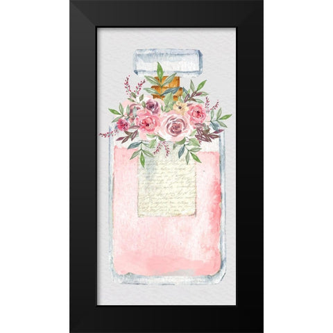 Pink Scent 1 V2 Black Modern Wood Framed Art Print by Allen, Kimberly
