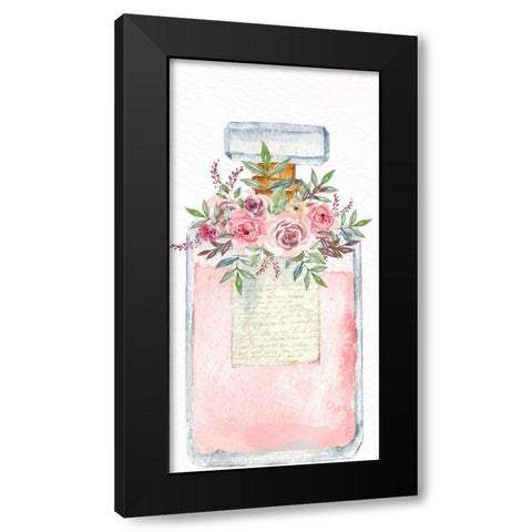 Pink Scent 1 Black Modern Wood Framed Art Print by Allen, Kimberly