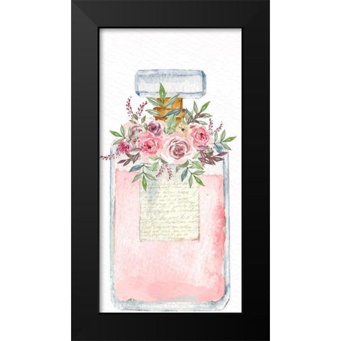 Pink Scent 1 Black Modern Wood Framed Art Print by Allen, Kimberly
