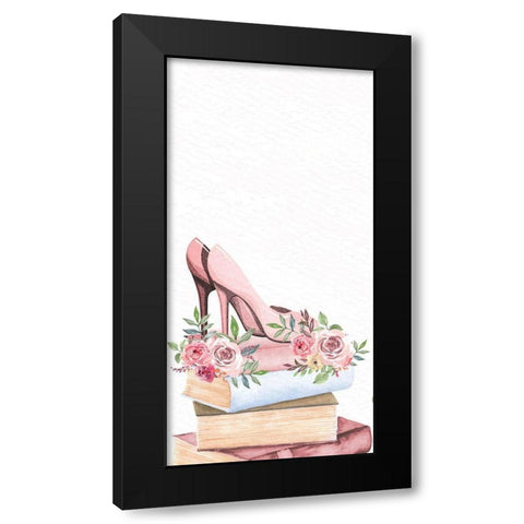 Pink Scent 2 Black Modern Wood Framed Art Print by Allen, Kimberly