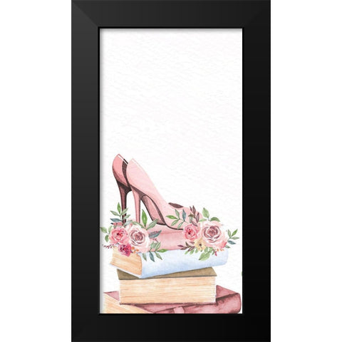Pink Scent 2 Black Modern Wood Framed Art Print by Allen, Kimberly