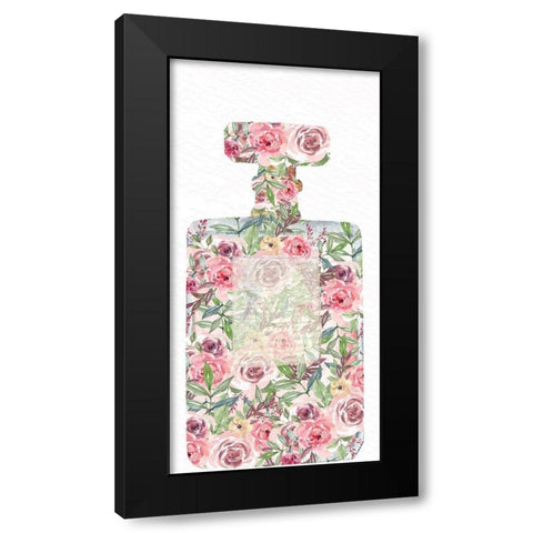 Pink Scent 3 Black Modern Wood Framed Art Print with Double Matting by Allen, Kimberly