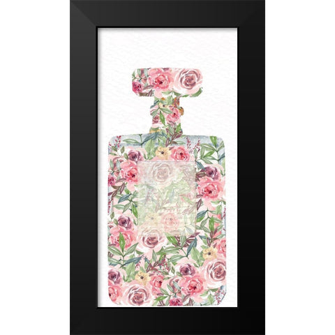 Pink Scent 3 Black Modern Wood Framed Art Print by Allen, Kimberly
