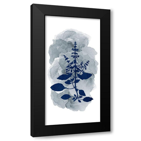Botanical Branch Panel 3 Black Modern Wood Framed Art Print with Double Matting by Allen, Kimberly