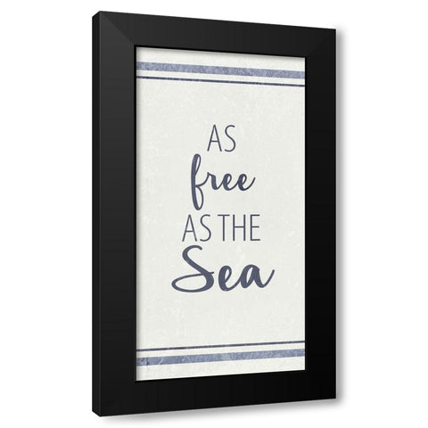 As Free 1 Black Modern Wood Framed Art Print by Allen, Kimberly
