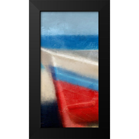 Seas the Day 1 Black Modern Wood Framed Art Print by Allen, Kimberly