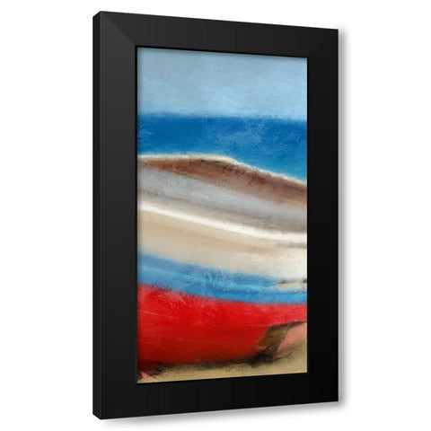 Seas the Day 6 Black Modern Wood Framed Art Print with Double Matting by Allen, Kimberly