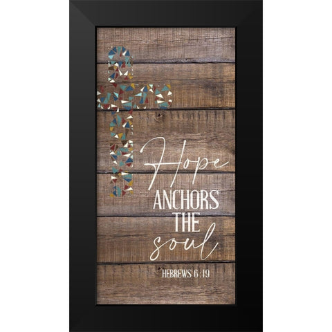 Have Faith 4 Black Modern Wood Framed Art Print by Allen, Kimberly
