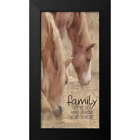 Side by Side Black Modern Wood Framed Art Print by Allen, Kimberly