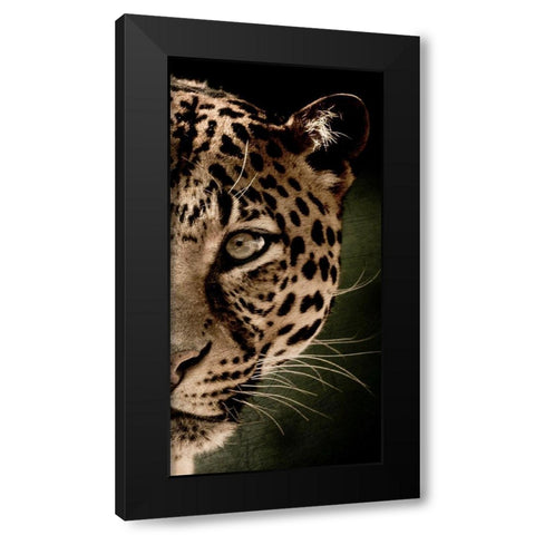 Leo Panel Black Modern Wood Framed Art Print by Allen, Kimberly