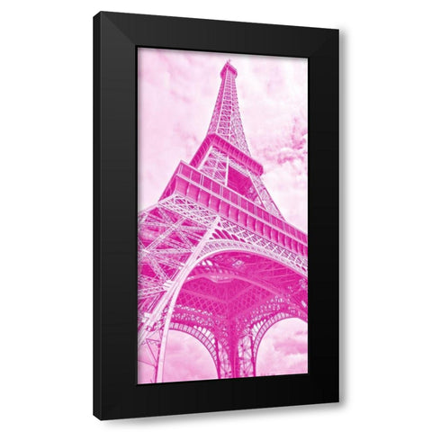 Paris Peonies 1 Black Modern Wood Framed Art Print with Double Matting by Allen, Kimberly