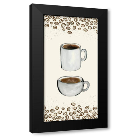 Rise 1 Black Modern Wood Framed Art Print with Double Matting by Allen, Kimberly