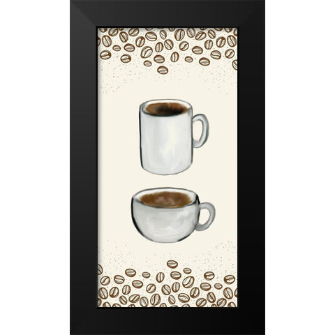 Rise 1 Black Modern Wood Framed Art Print by Allen, Kimberly