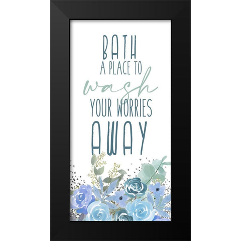 A Place 1 Black Modern Wood Framed Art Print by Allen, Kimberly