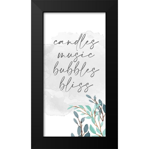 Wash Your 6 Black Modern Wood Framed Art Print by Allen, Kimberly