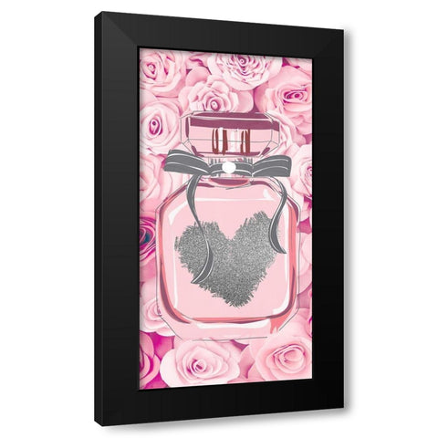 Perfume Roses Black Modern Wood Framed Art Print with Double Matting by Allen, Kimberly