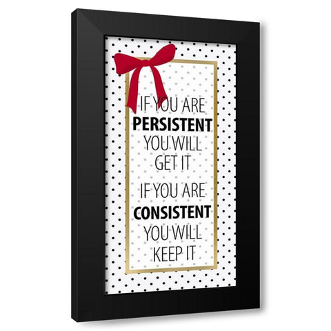 Dreams Dont Work 2 Black Modern Wood Framed Art Print by Allen, Kimberly