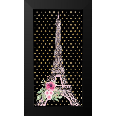 Paris 1 Black Modern Wood Framed Art Print by Allen, Kimberly