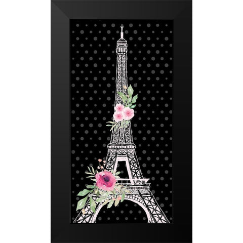 Paris Beauty 1 Black Modern Wood Framed Art Print by Allen, Kimberly