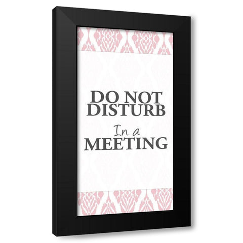 In a Meeting Black Modern Wood Framed Art Print with Double Matting by Allen, Kimberly