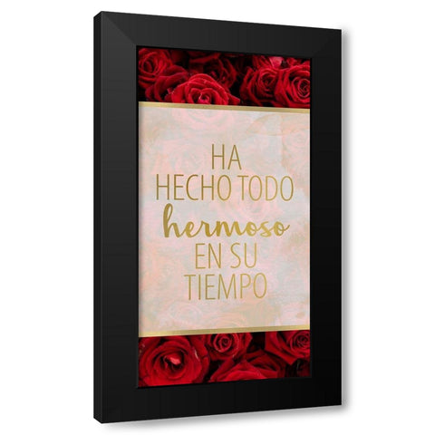 Ha Hecho Todo 1 Black Modern Wood Framed Art Print with Double Matting by Allen, Kimberly