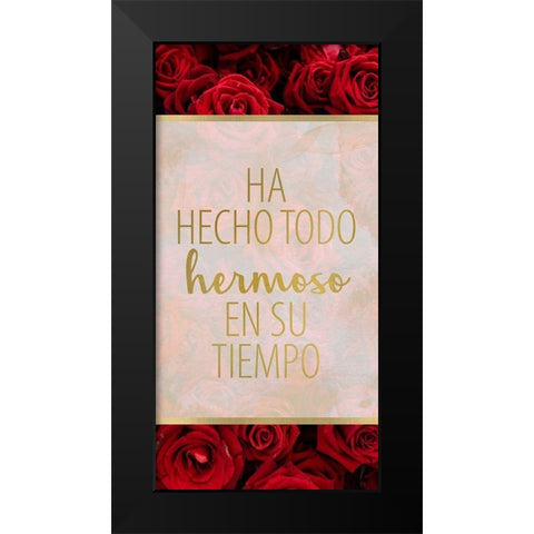 Ha Hecho Todo 1 Black Modern Wood Framed Art Print by Allen, Kimberly