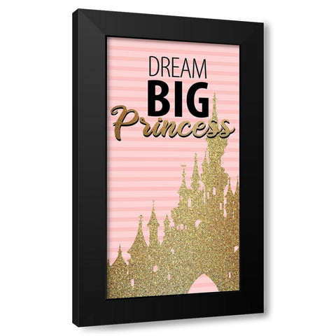 Little Princess 6 Black Modern Wood Framed Art Print by Allen, Kimberly